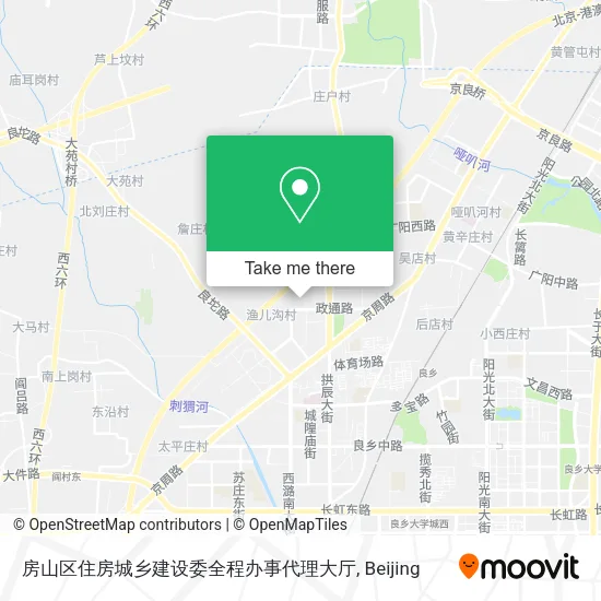 房山区住房城乡建设委全程办事代理大厅 map