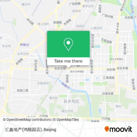 汇鑫地产(鸿顺园店) map