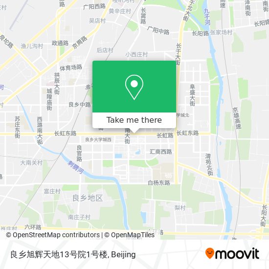 良乡旭辉天地13号院1号楼 map