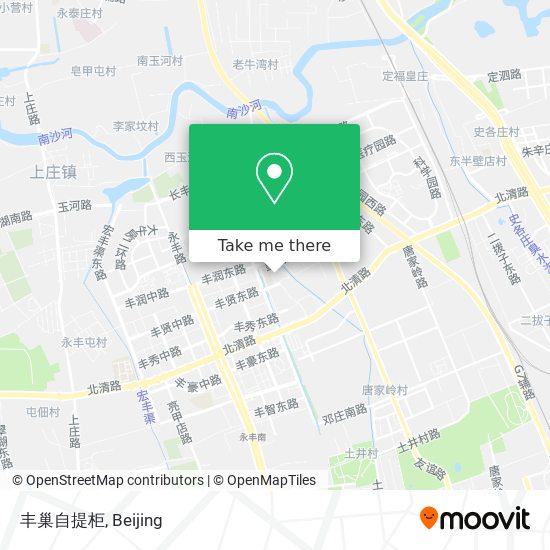 丰巢自提柜 map