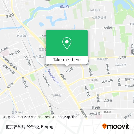 北京农学院-经管楼 map