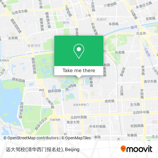 远大驾校(清华西门报名处) map