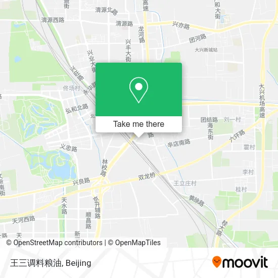 王三调料粮油 map
