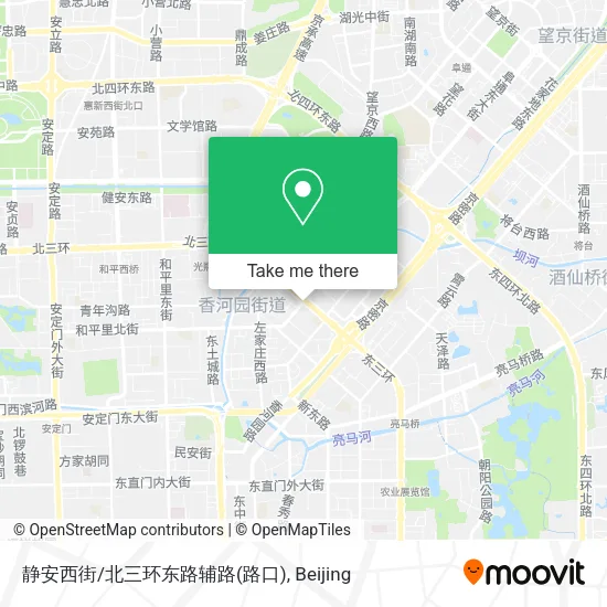 静安西街/北三环东路辅路(路口) map