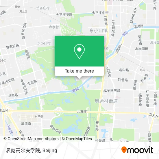 辰懿高尔夫学院 map