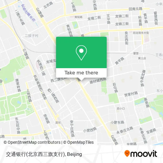 交通银行(北京西三旗支行) map