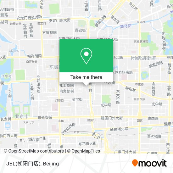JBL(朝阳门店) map