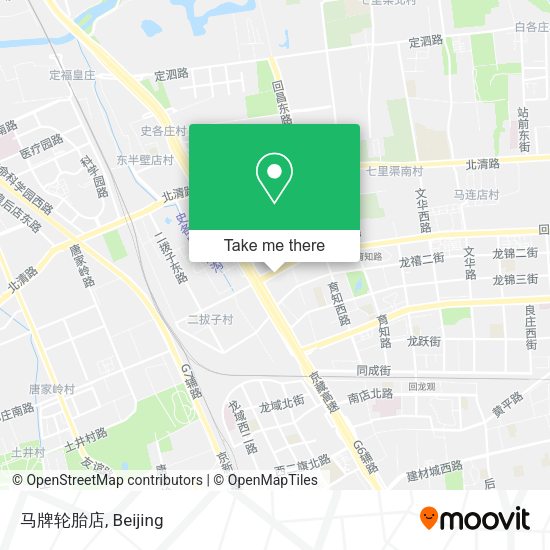 马牌轮胎店 map