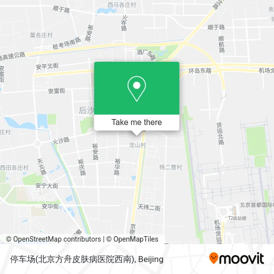停车场(北京方舟皮肤病医院西南) map