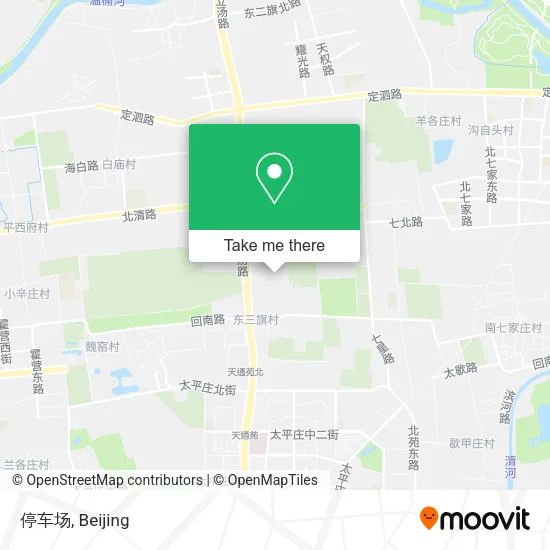 停车场 map