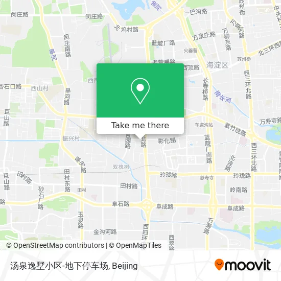 汤泉逸墅小区-地下停车场 map