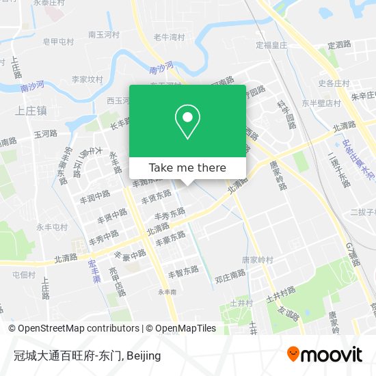 冠城大通百旺府-东门 map