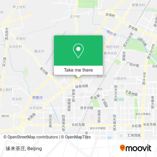 缘来茶庄 map