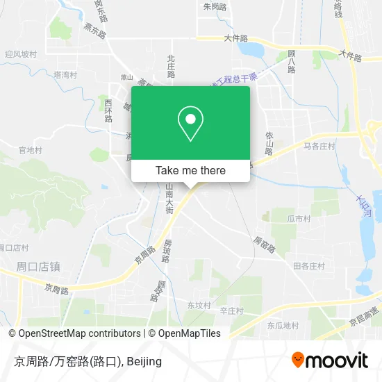 京周路/万窑路(路口) map