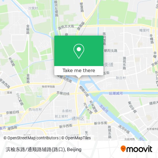 滨榆东路/通顺路辅路(路口) map