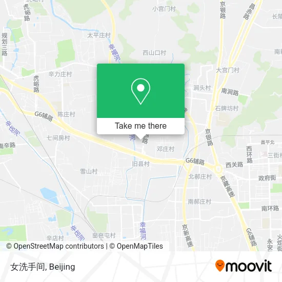 女洗手间 map