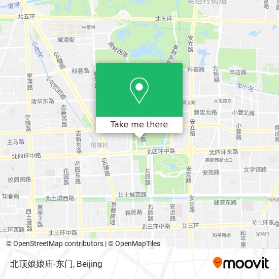 北顶娘娘庙-东门 map