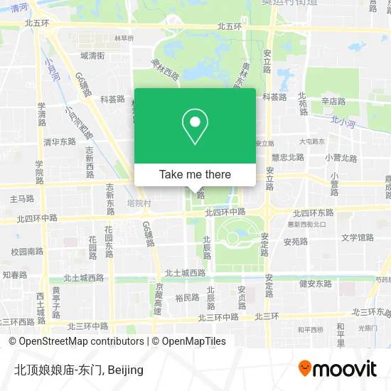 北顶娘娘庙-东门 map