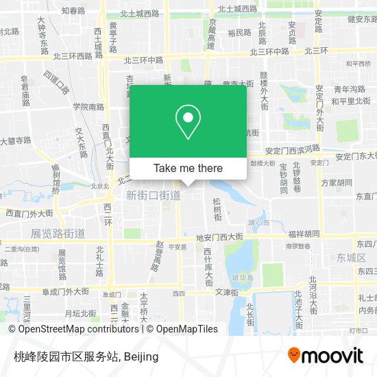 桃峰陵园市区服务站 map