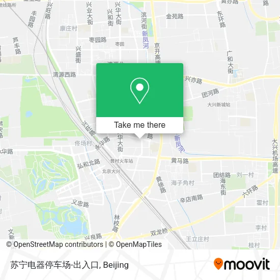 苏宁电器停车场-出入口 map