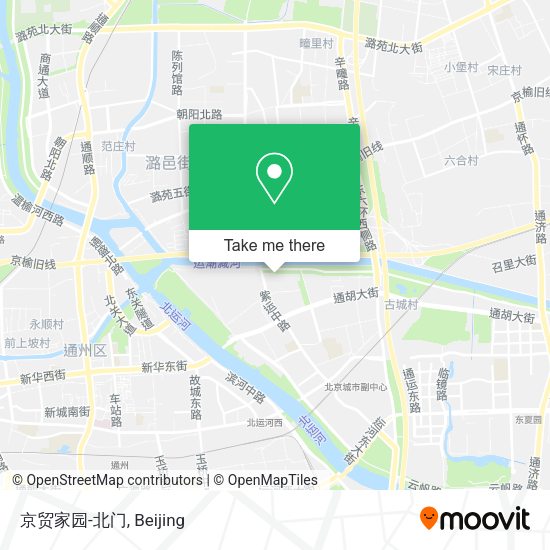 京贸家园-北门 map