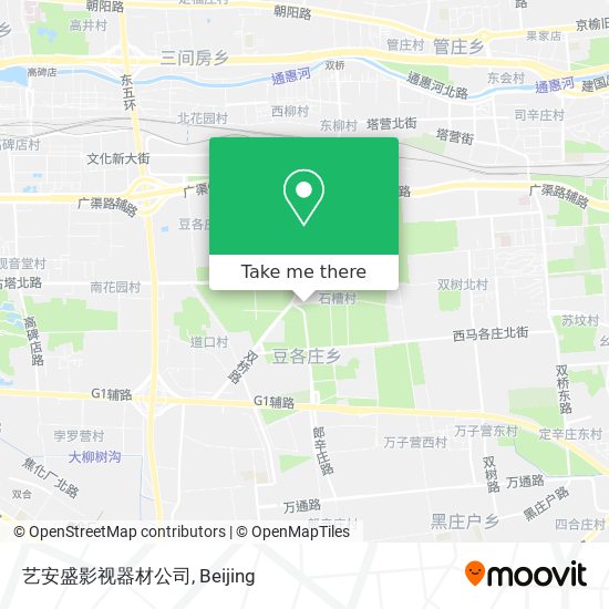 艺安盛影视器材公司 map