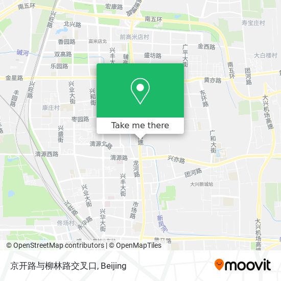 京开路与柳林路交叉口 map