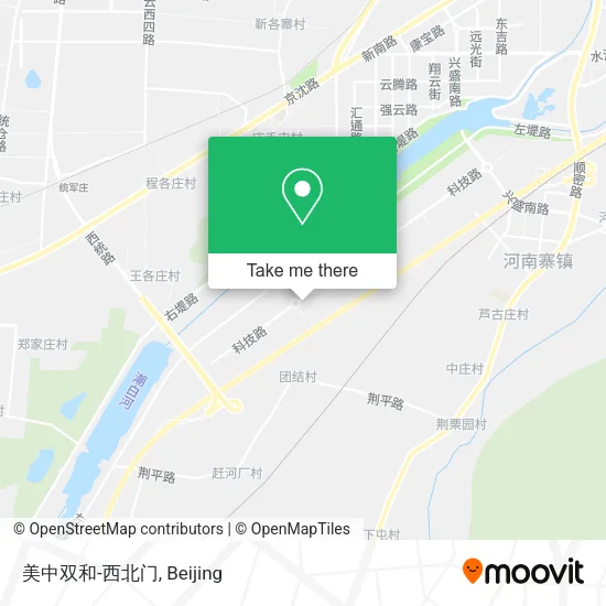 美中双和-西北门 map