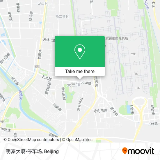 明豪大厦-停车场 map