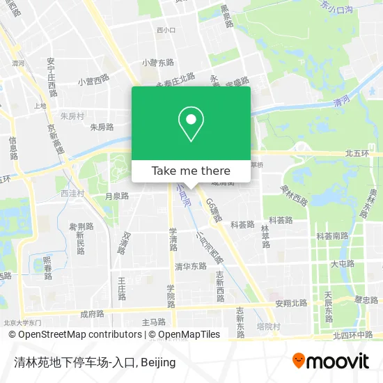 清林苑地下停车场-入口 map