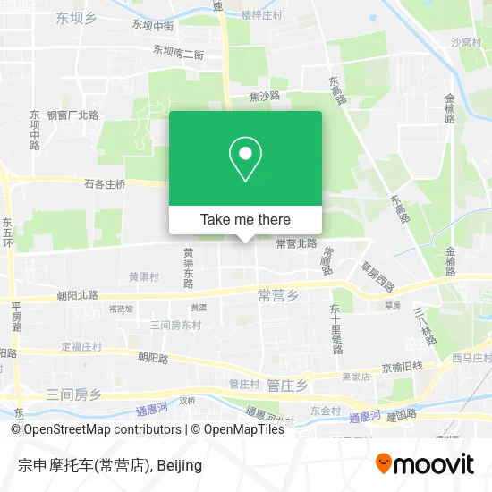 宗申摩托车(常营店) map