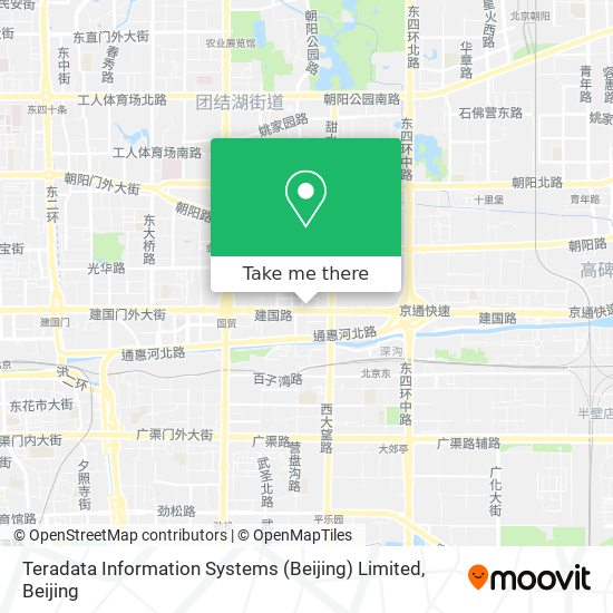 Teradata Information Systems (Beijing) Limited map