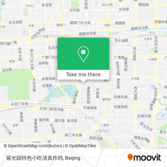 紫光园特色小吃清真炸鸡 map