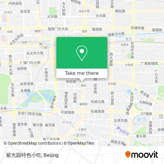 紫光园特色小吃 map