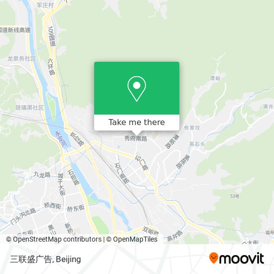 三联盛广告 map