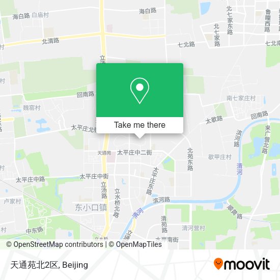 天通苑北2区 map