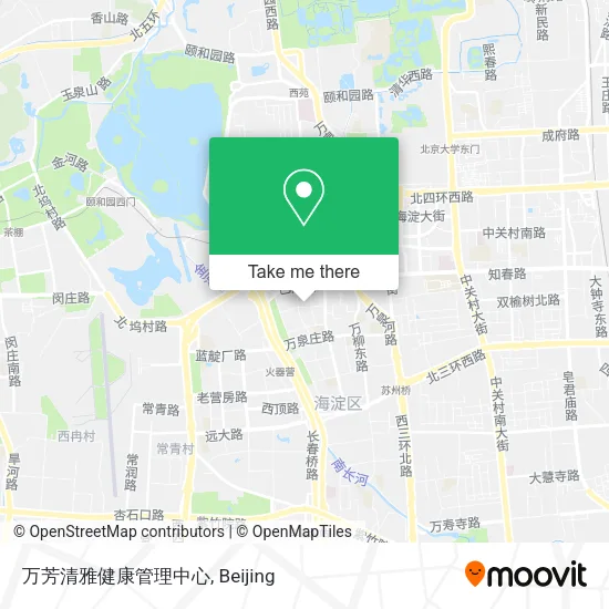 万芳清雅健康管理中心 map