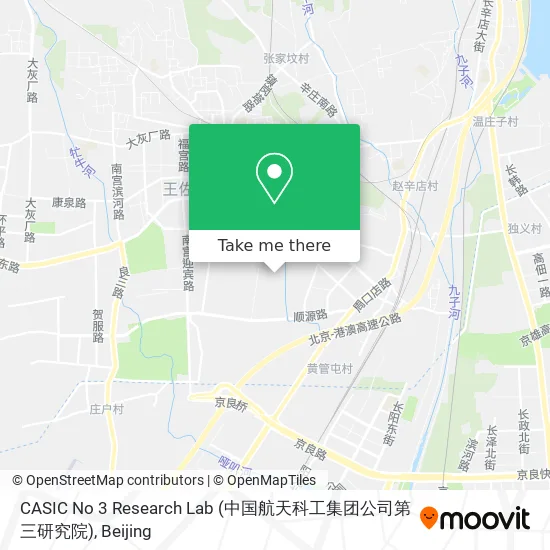 CASIC No 3 Research Lab (中国航天科工集团公司第三研究院) map