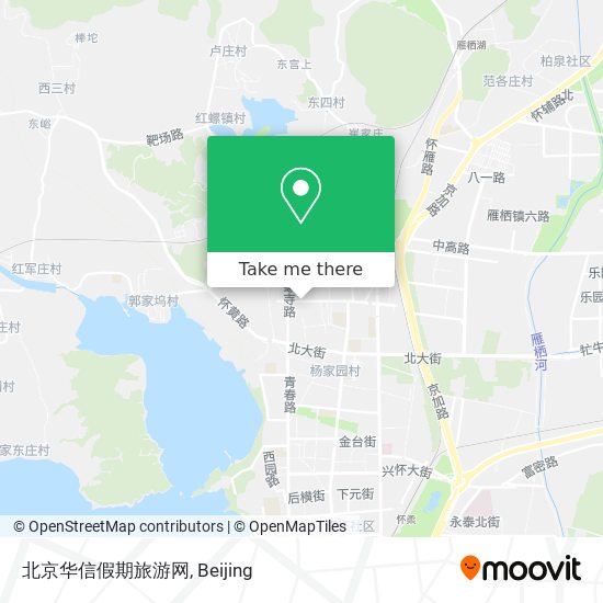 北京华信假期旅游网 map