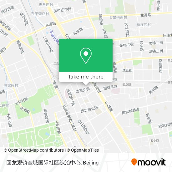 回龙观镇金域国际社区综治中心 map