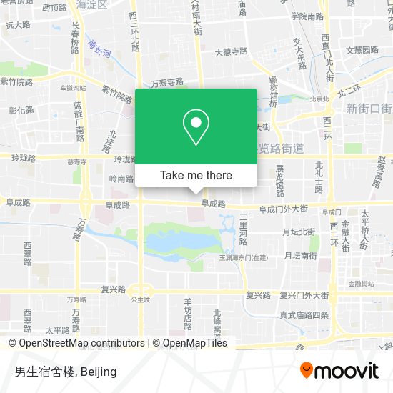 男生宿舍楼 map