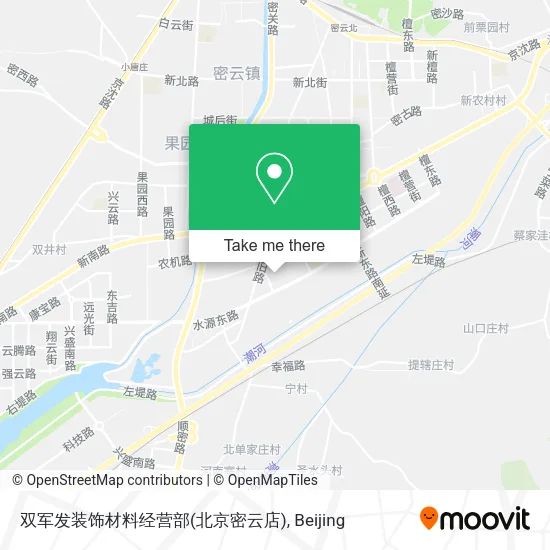 双军发装饰材料经营部(北京密云店) map
