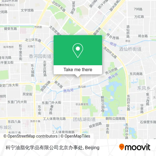 科宁油脂化学品有限公司北京办事处 map
