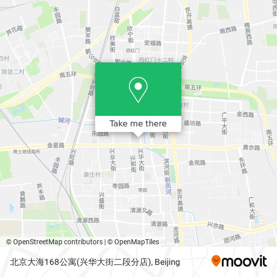 北京大海168公寓(兴华大街二段分店) map
