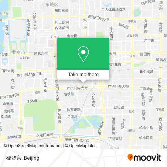 福汐宫 map