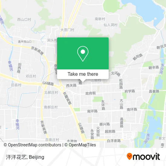 洋洋花艺 map