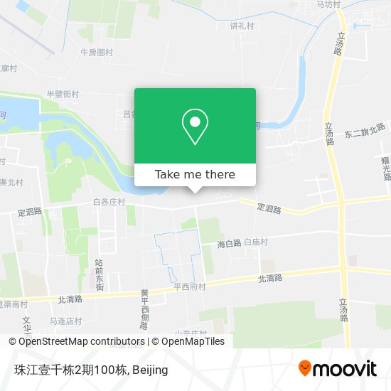 珠江壹千栋2期100栋 map