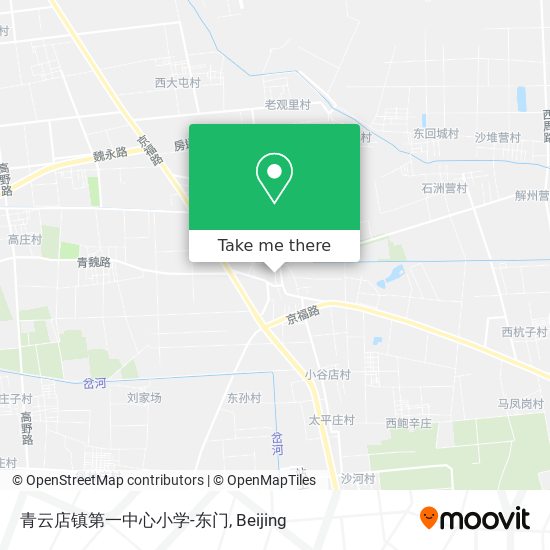 青云店镇第一中心小学-东门 map