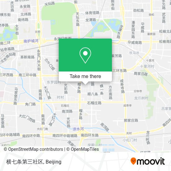 横七条第三社区 map