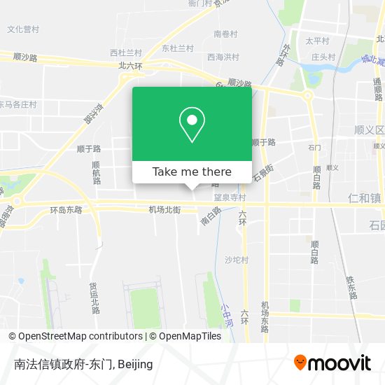 南法信镇政府-东门 map